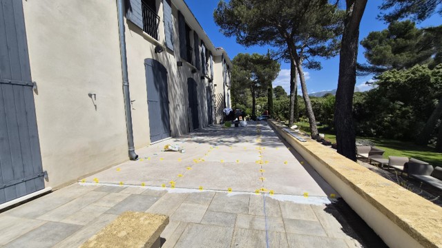 pose terrasse 120X120